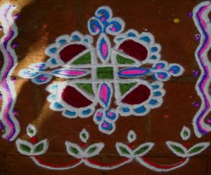Rangoli: kuttikolam